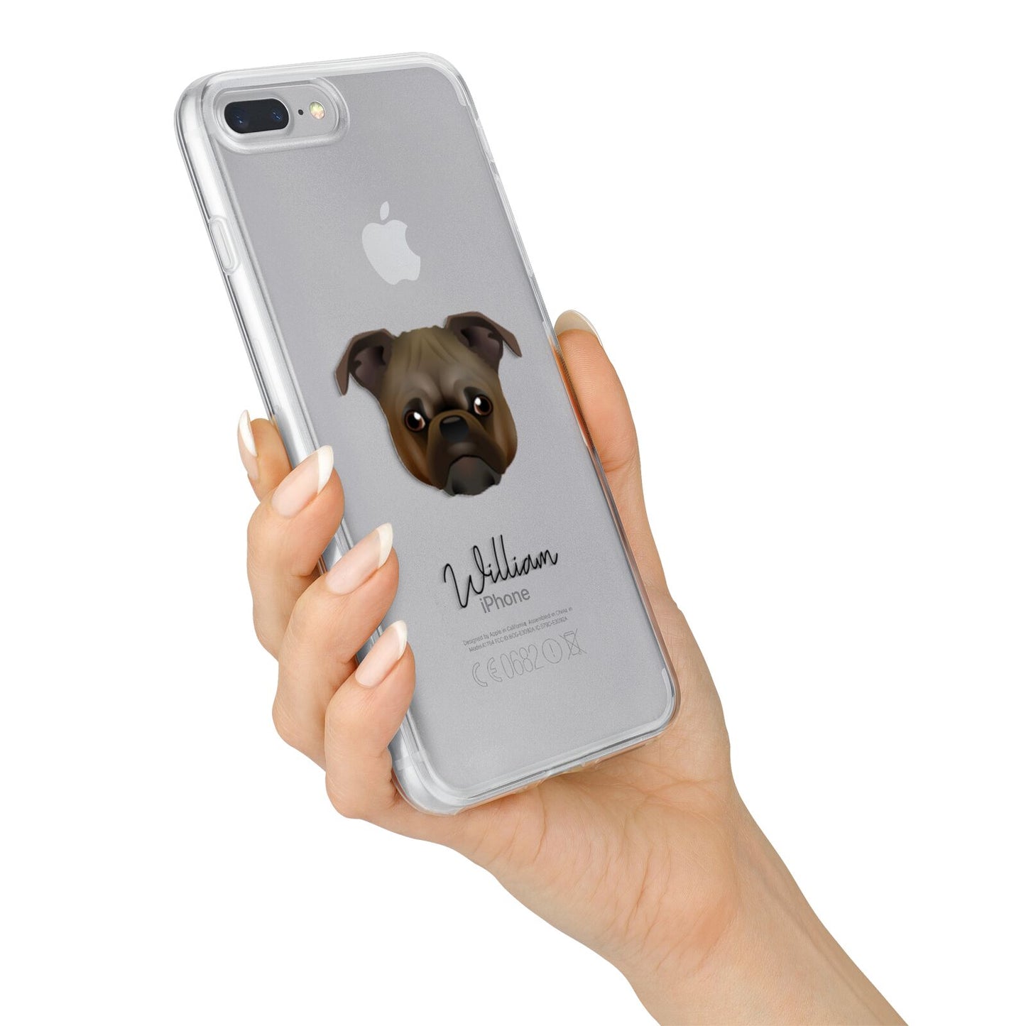Chug Personalised iPhone 7 Plus Bumper Case on Silver iPhone Alternative Image