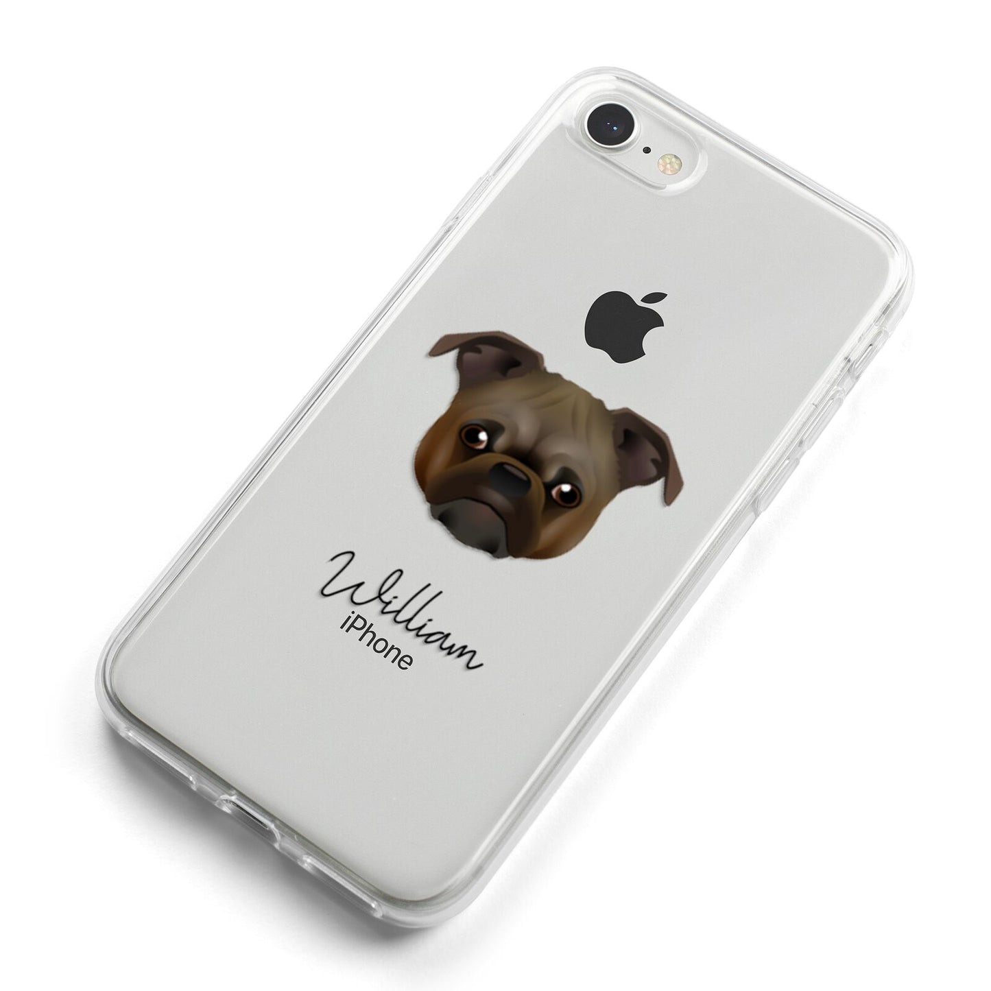 Chug Personalised iPhone 8 Bumper Case on Silver iPhone Alternative Image