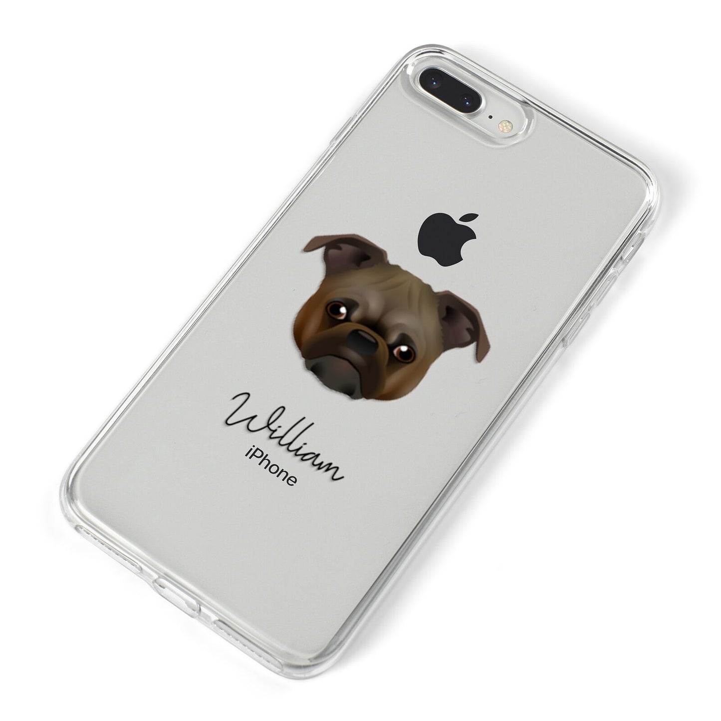 Chug Personalised iPhone 8 Plus Bumper Case on Silver iPhone Alternative Image