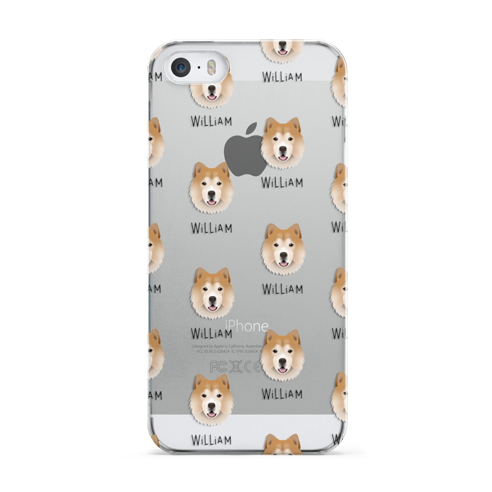 Chusky Icon with Name Apple iPhone 5 Case