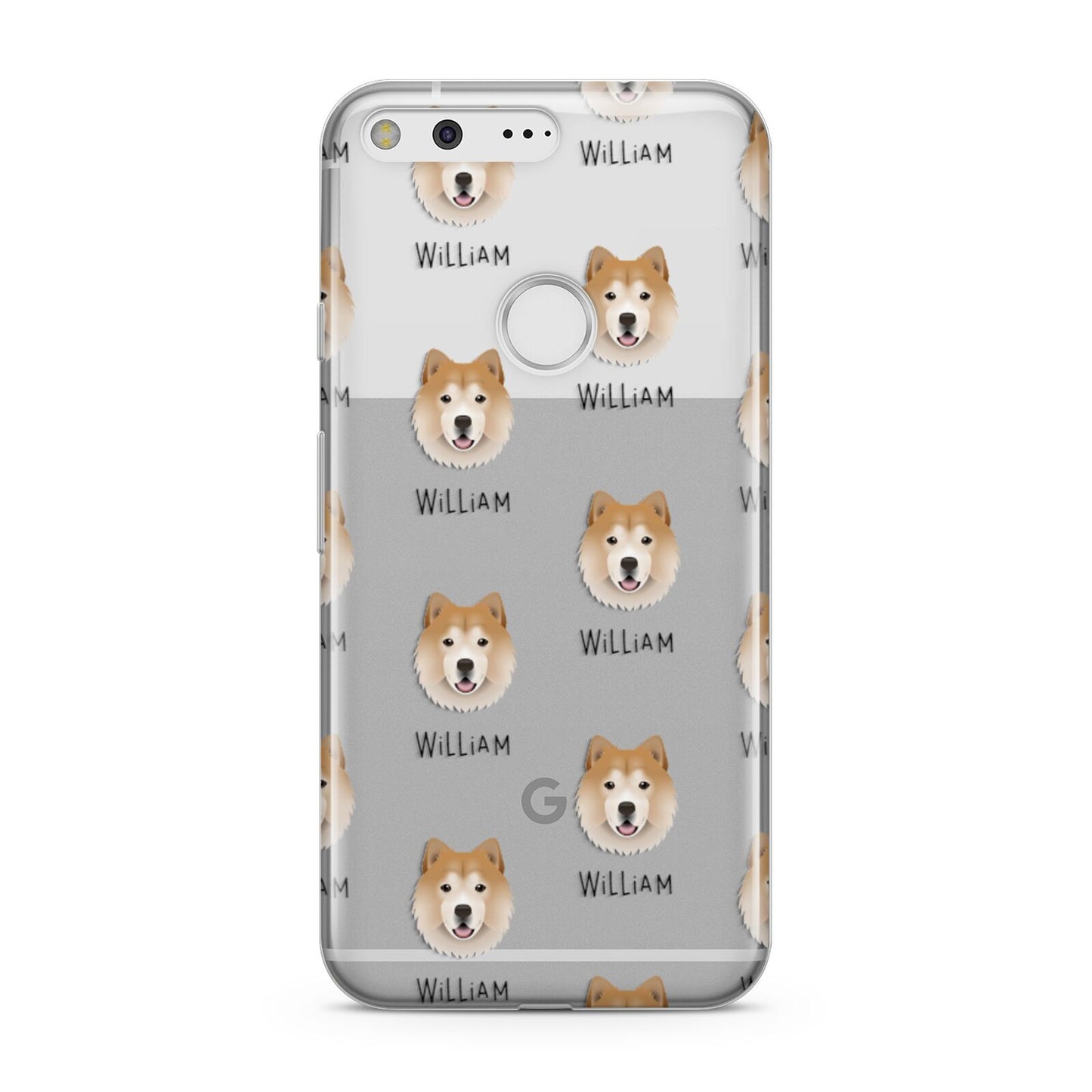 Chusky Icon with Name Google Pixel Case