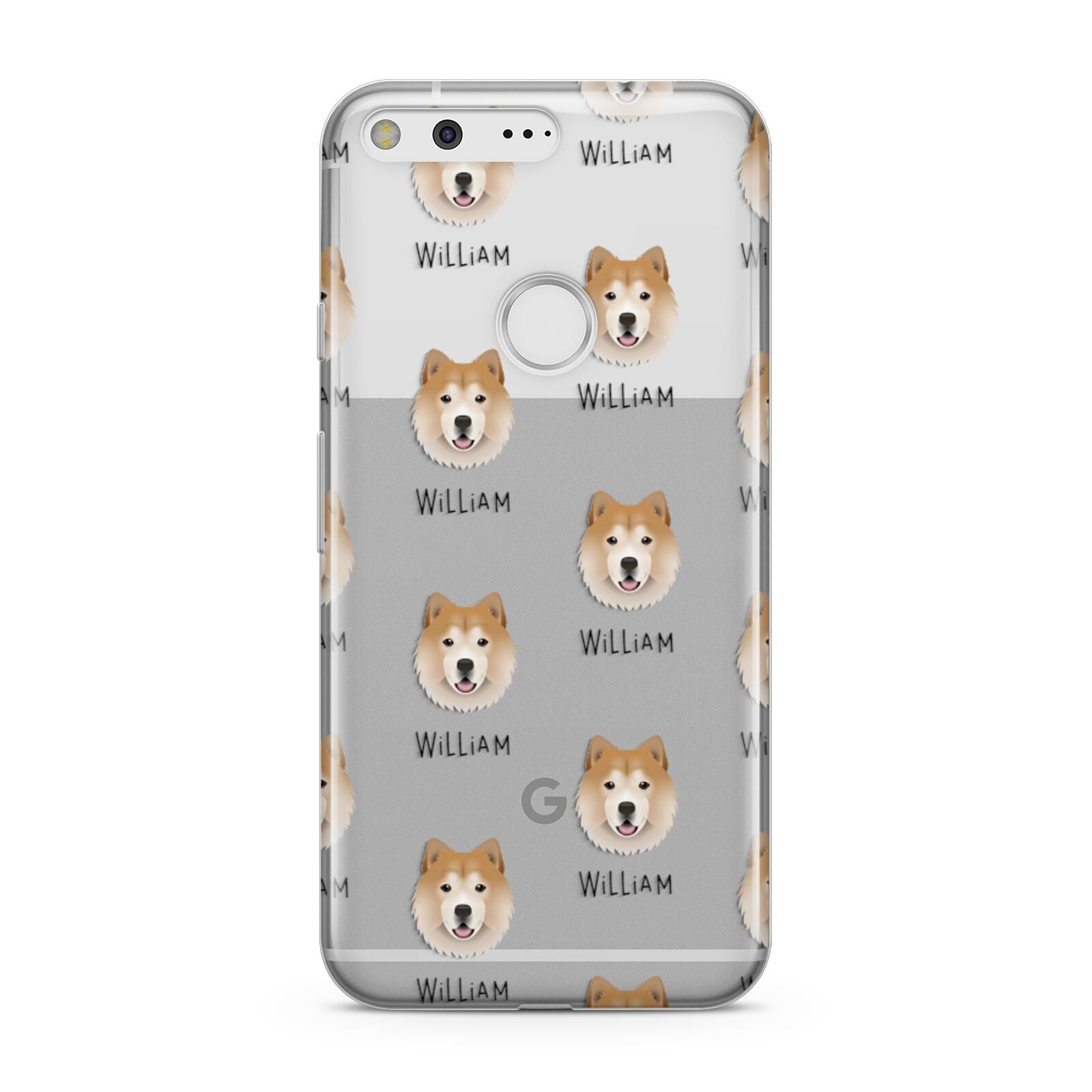 Chusky Icon with Name Google Pixel Case