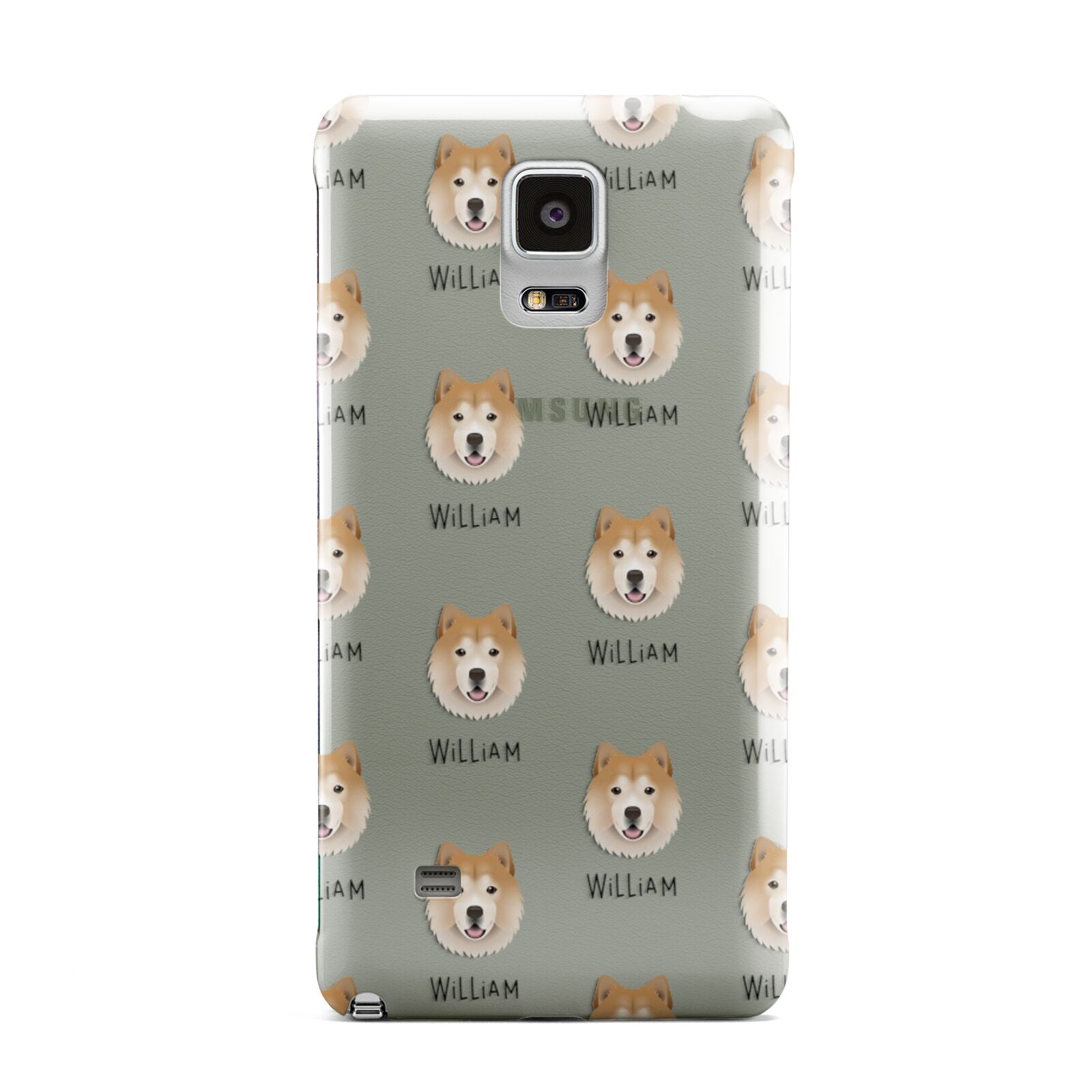 Chusky Icon with Name Samsung Galaxy Note 4 Case