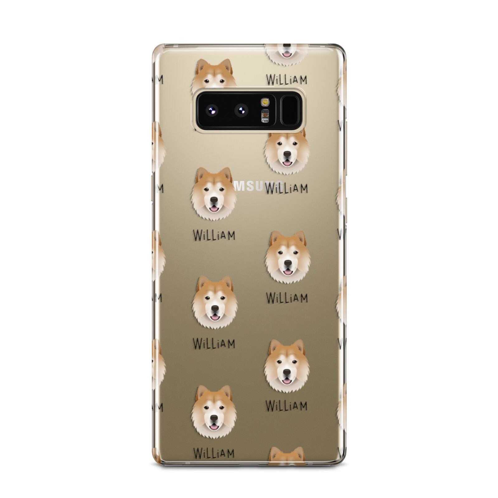 Chusky Icon with Name Samsung Galaxy Note 8 Case