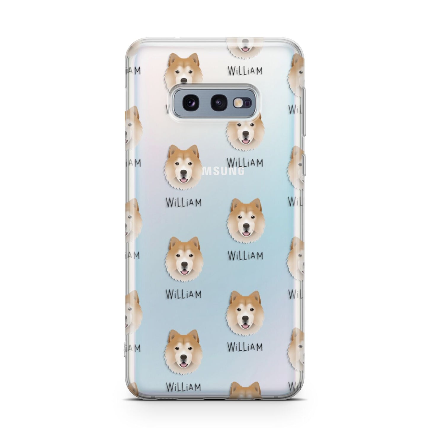 Chusky Icon with Name Samsung Galaxy S10E Case