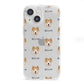 Chusky Icon with Name iPhone 13 Mini Clear Bumper Case