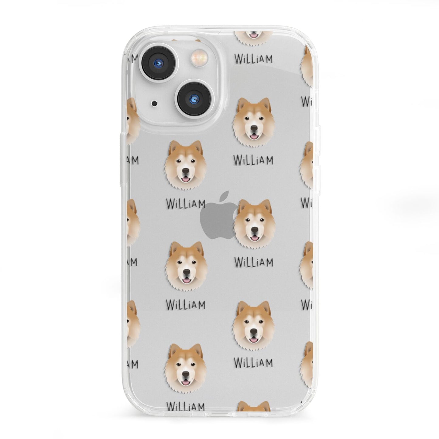Chusky Icon with Name iPhone 13 Mini Clear Bumper Case