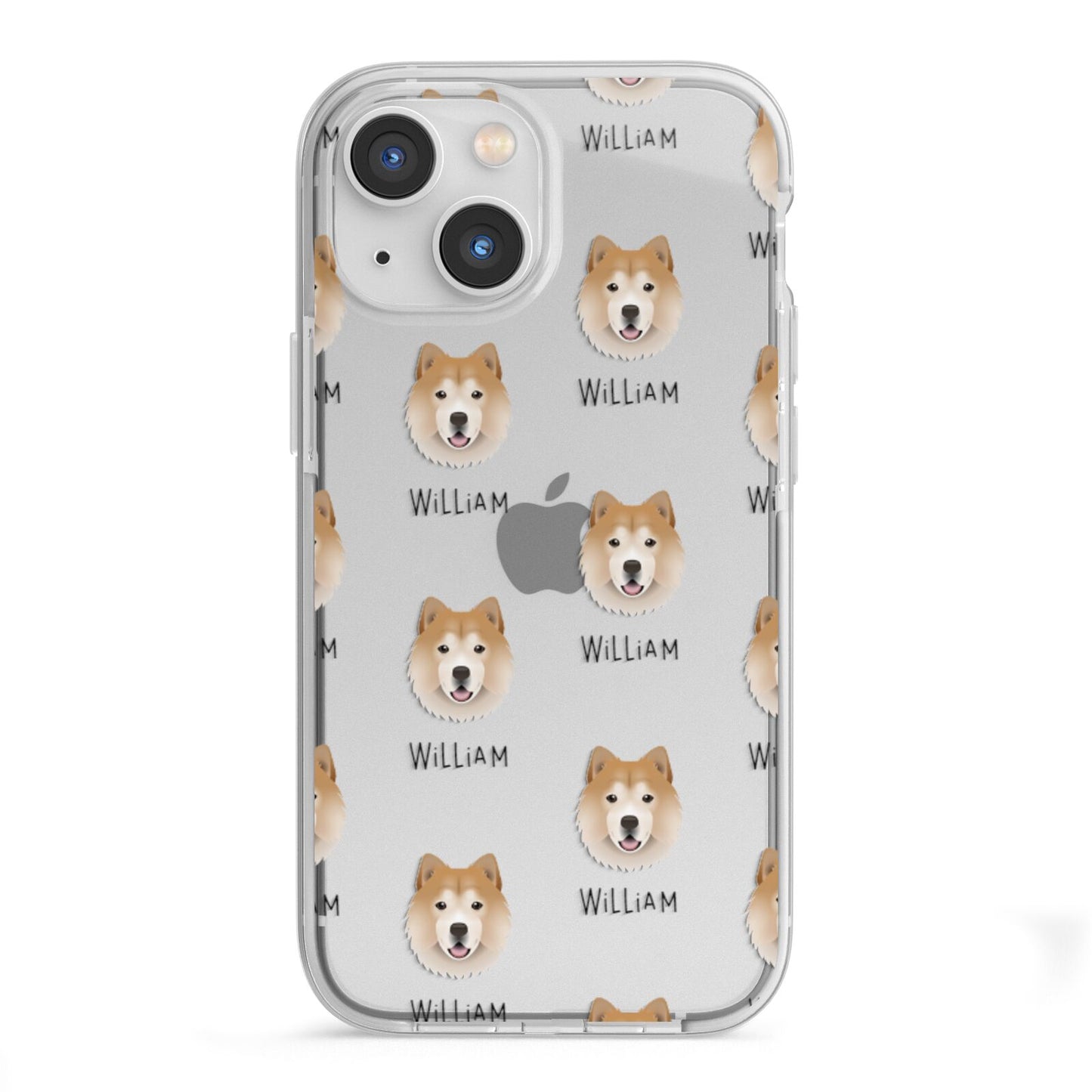 Chusky Icon with Name iPhone 13 Mini TPU Impact Case with White Edges
