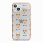Chusky Icon with Name iPhone 13 TPU Impact Case with Pink Edges