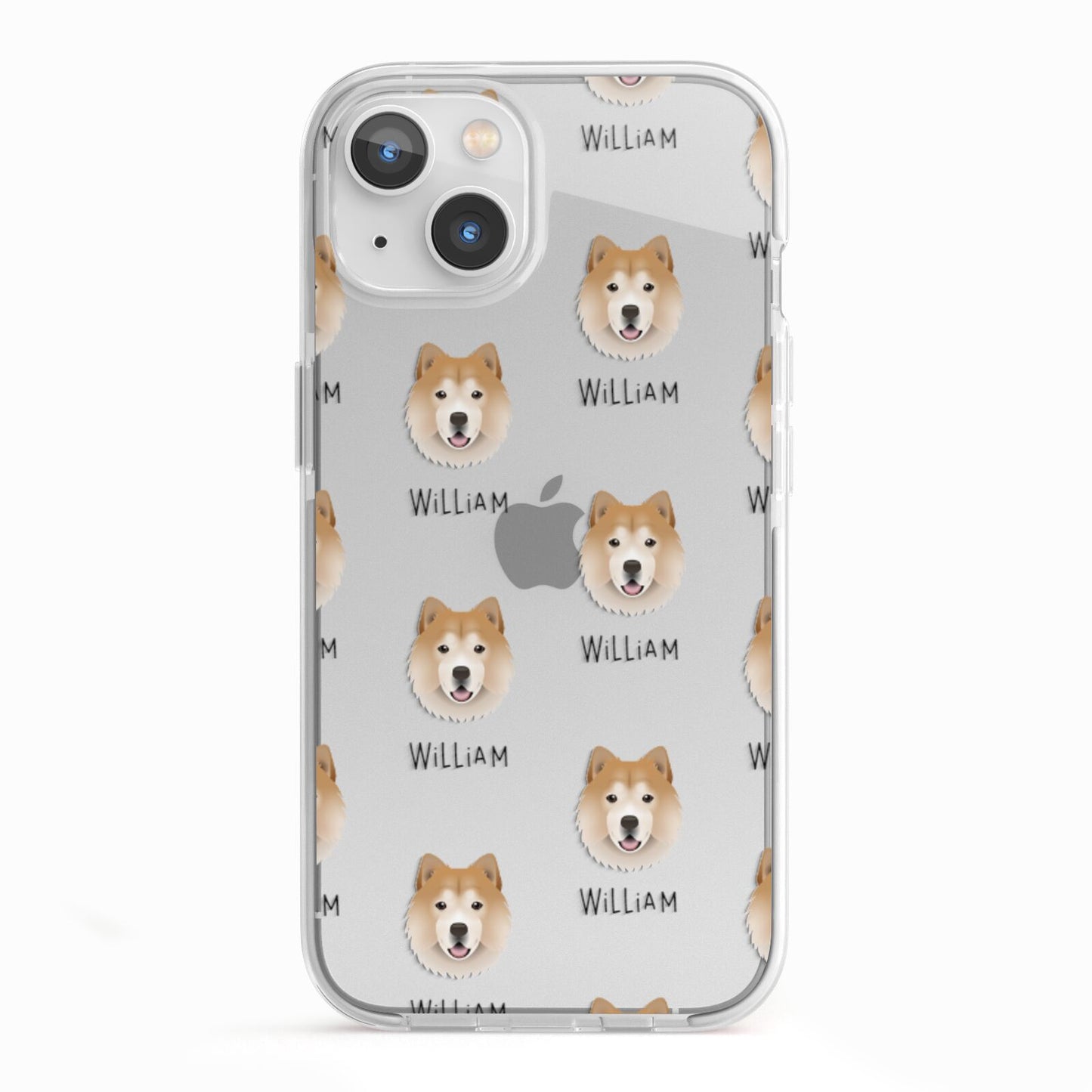 Chusky Icon with Name iPhone 13 TPU Impact Case with White Edges