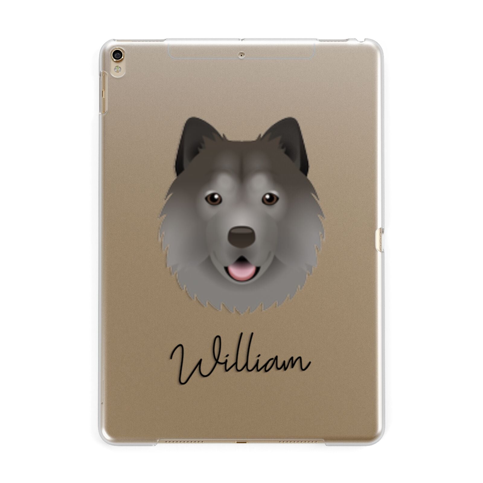 Chusky Personalised Apple iPad Gold Case