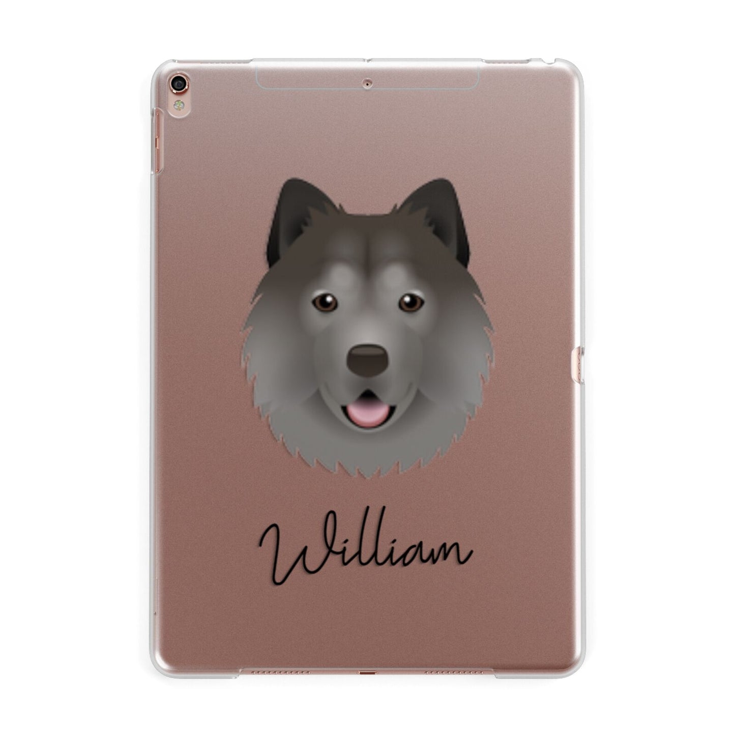 Chusky Personalised Apple iPad Rose Gold Case