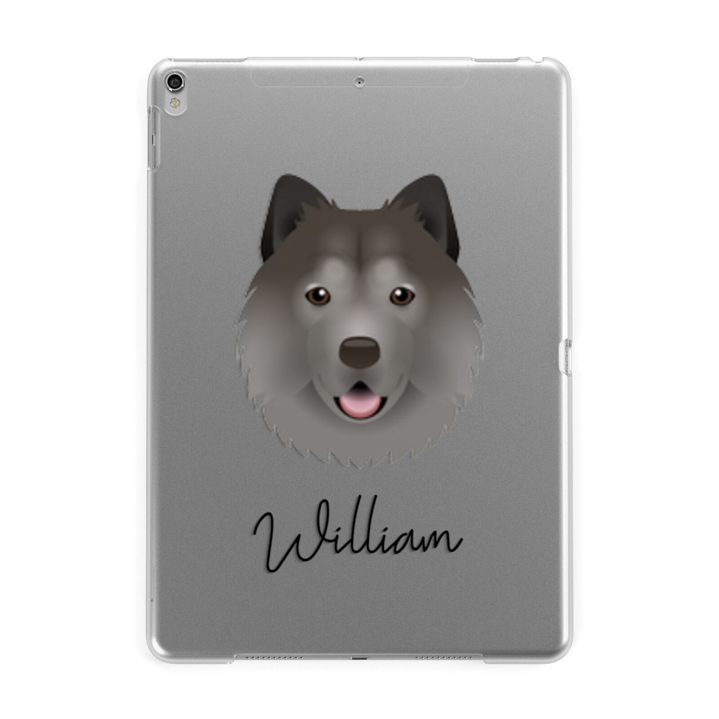 Chusky Personalised Apple iPad Silver Case