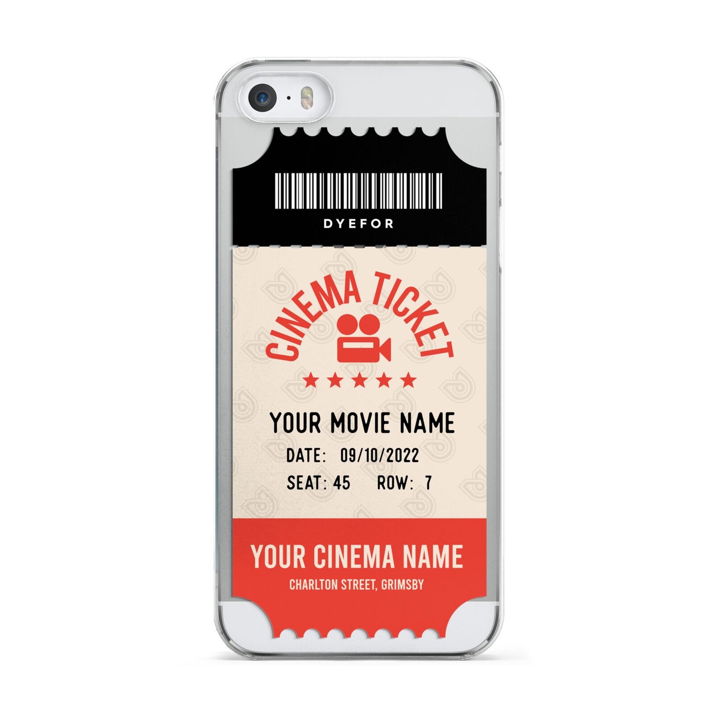 Cinema Ticket Apple iPhone 5 Case