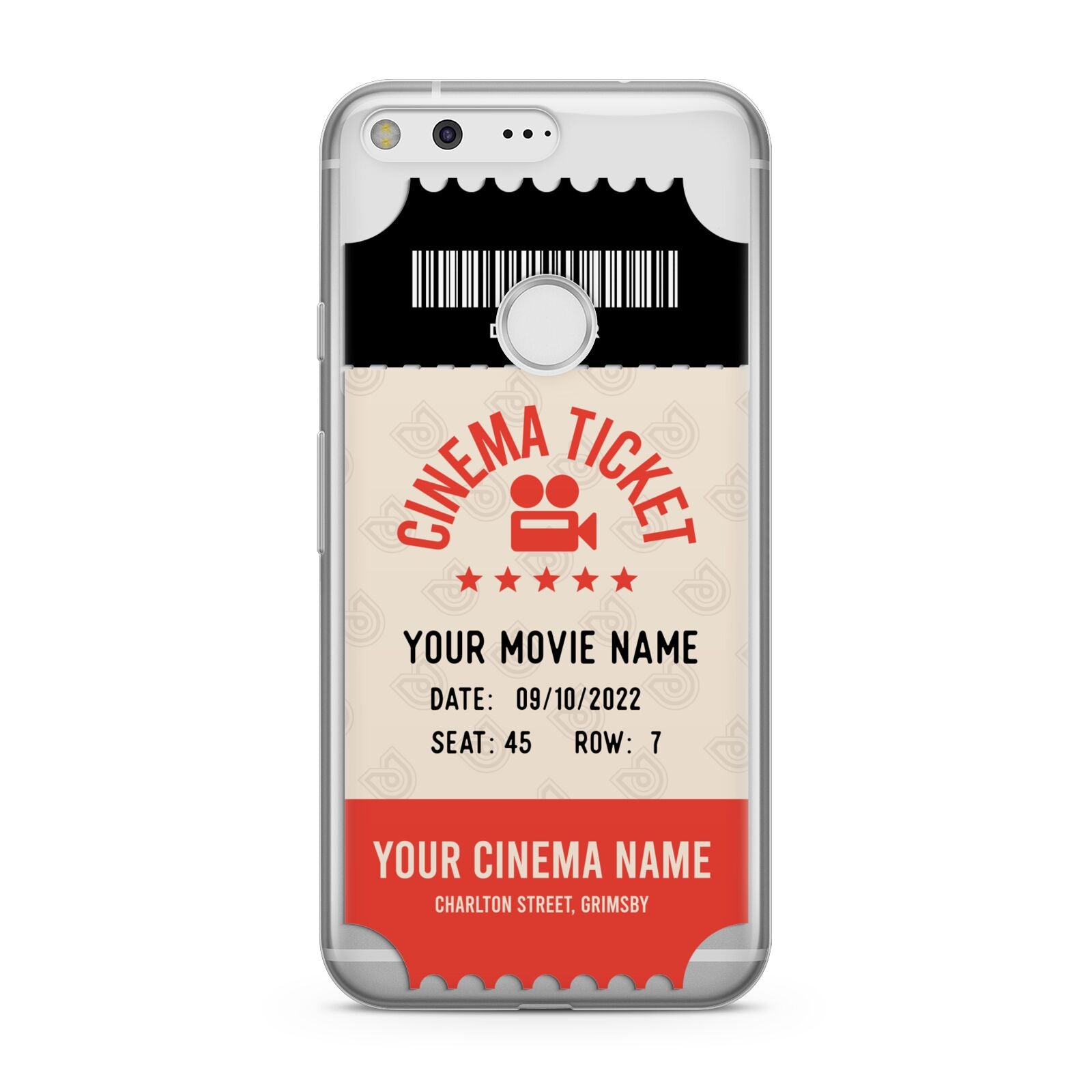 Cinema Ticket Google Pixel Case