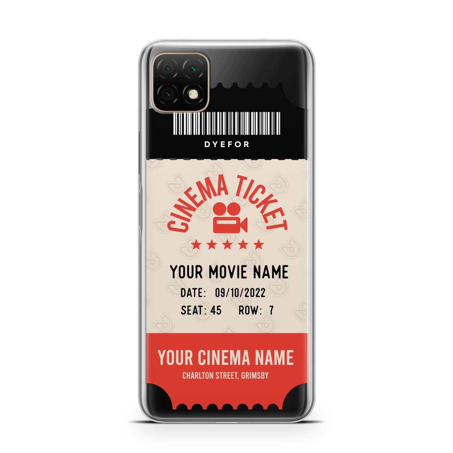 Cinema Ticket Huawei Enjoy 20 Phone Case