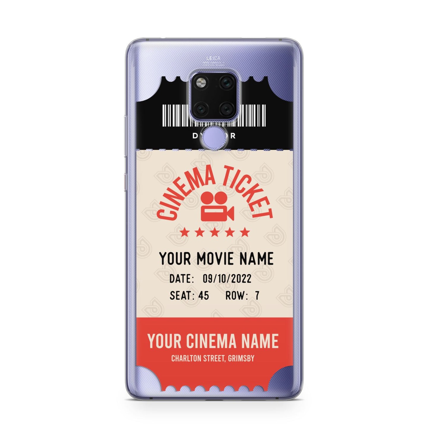 Cinema Ticket Huawei Mate 20X Phone Case