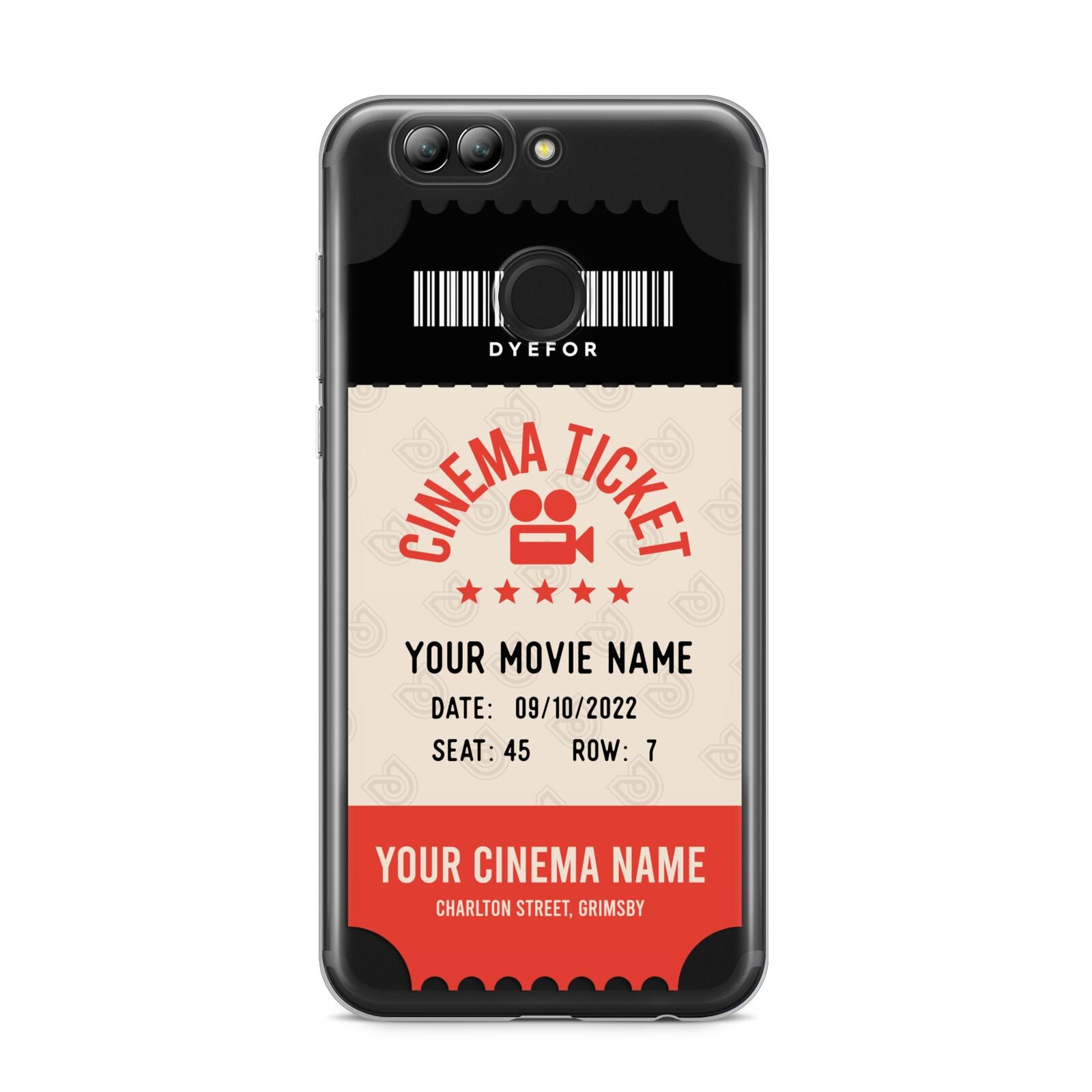 Cinema Ticket Huawei Nova 2s Phone Case