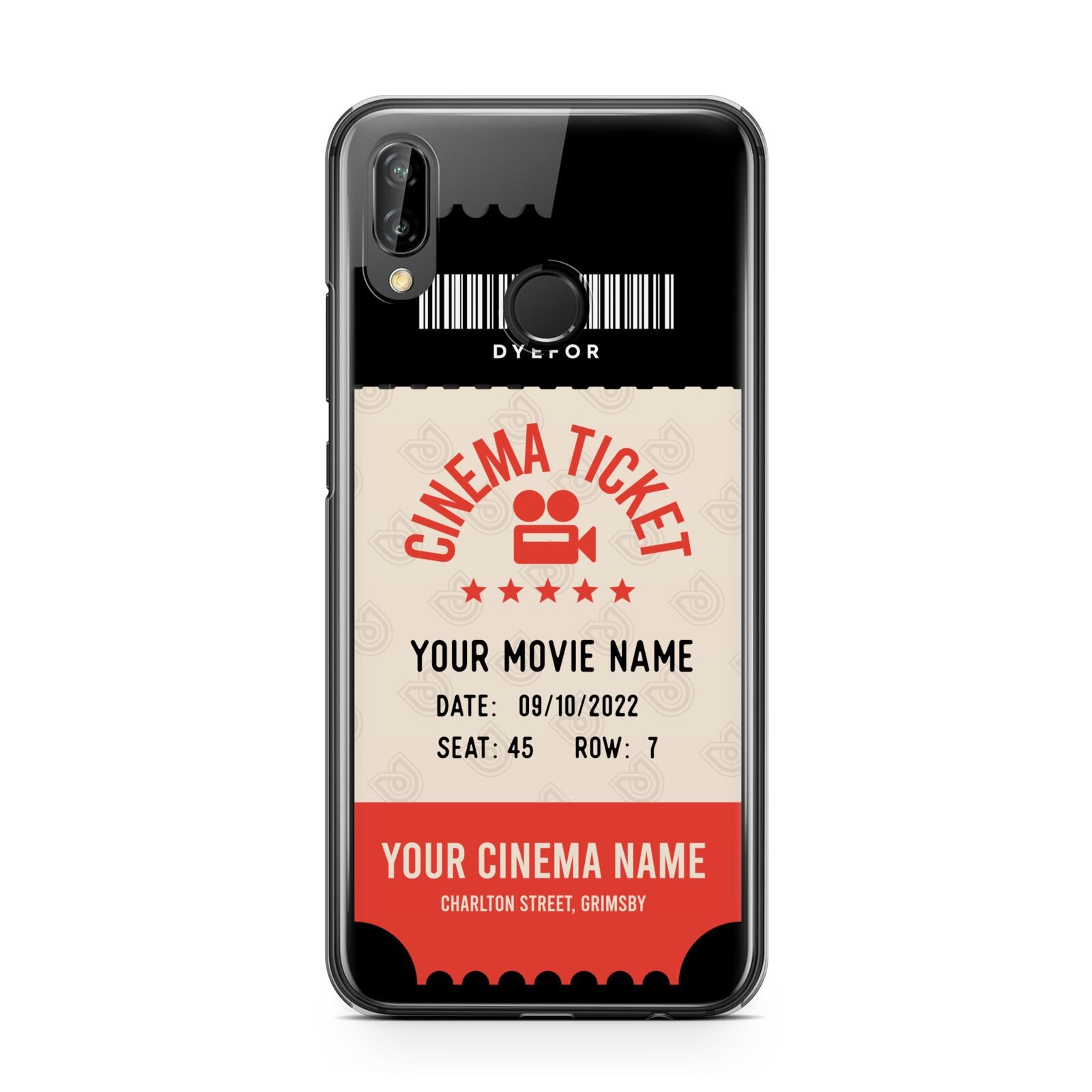 Cinema Ticket Huawei P20 Lite Phone Case