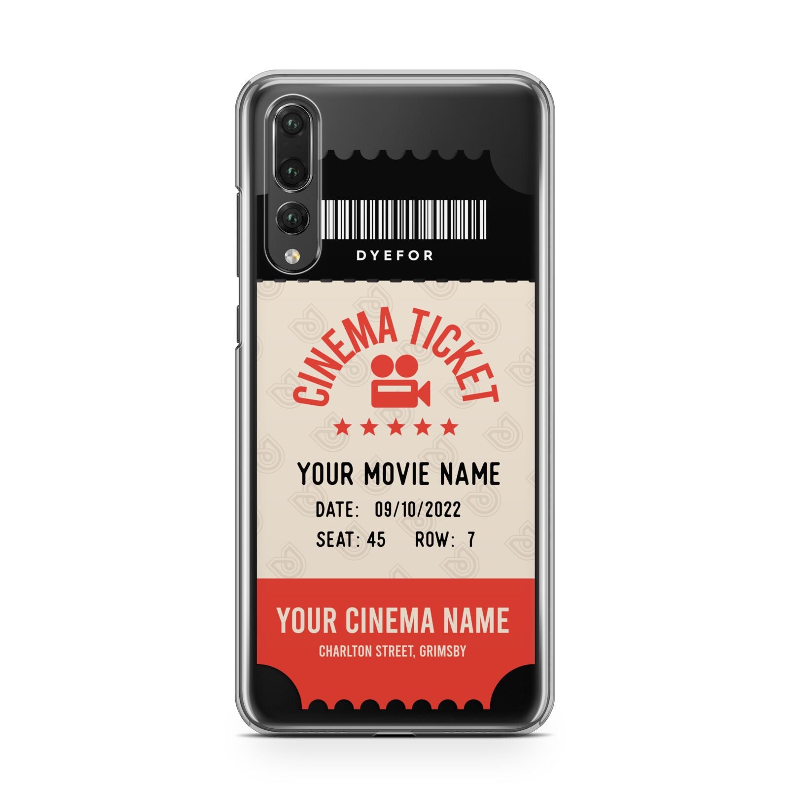 Cinema Ticket Huawei P20 Pro Phone Case