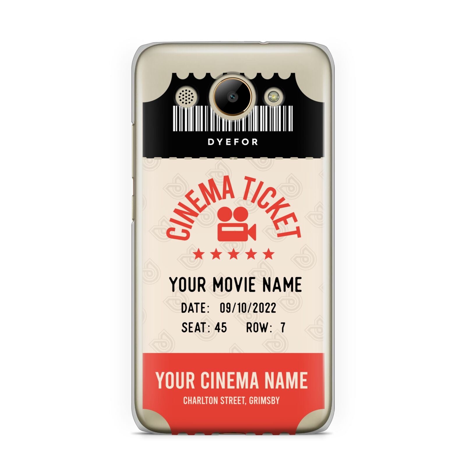 Cinema Ticket Huawei Y3 2017