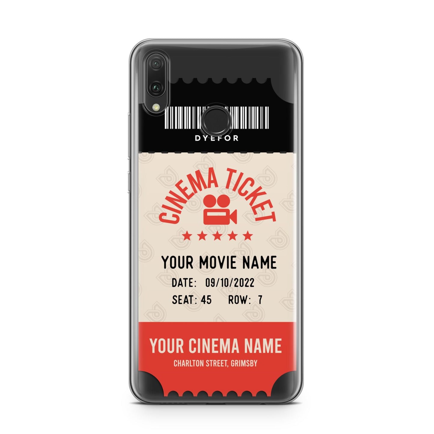 Cinema Ticket Huawei Y9 2019