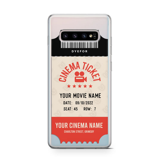 Cinema Ticket Protective Samsung Galaxy Case