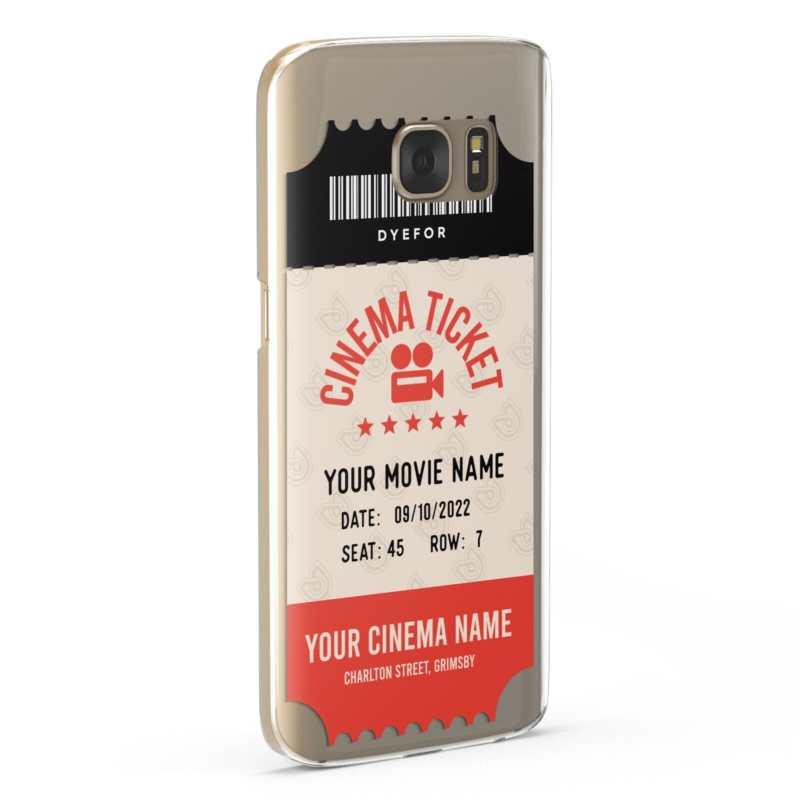 Cinema Ticket Samsung Galaxy Case Fourty Five Degrees