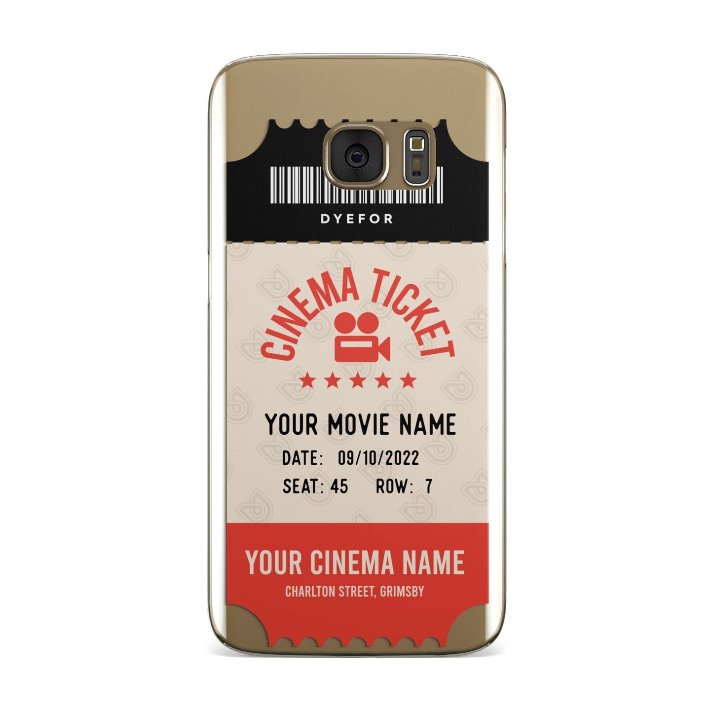 Cinema Ticket Samsung Galaxy Case