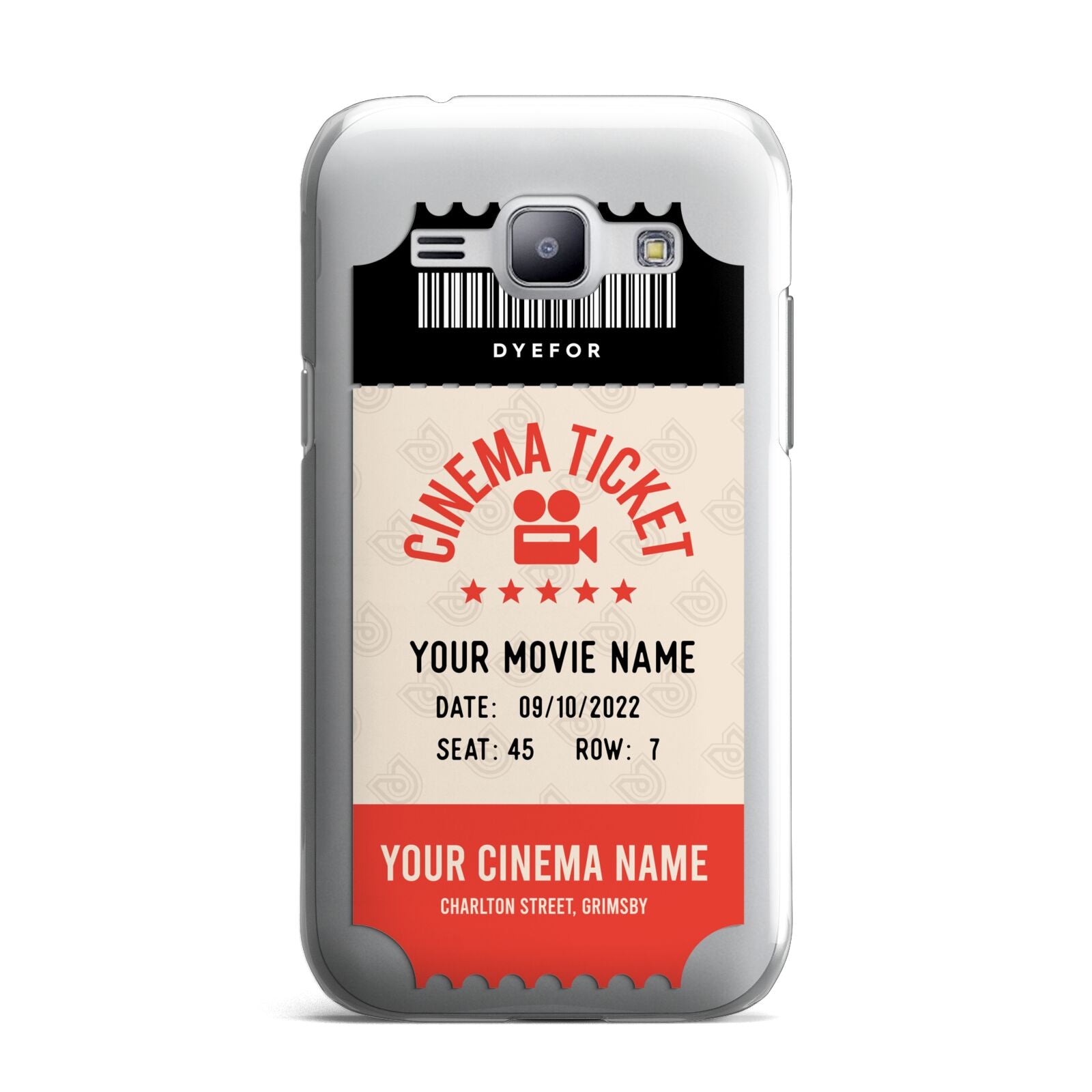 Cinema Ticket Samsung Galaxy J1 2015 Case