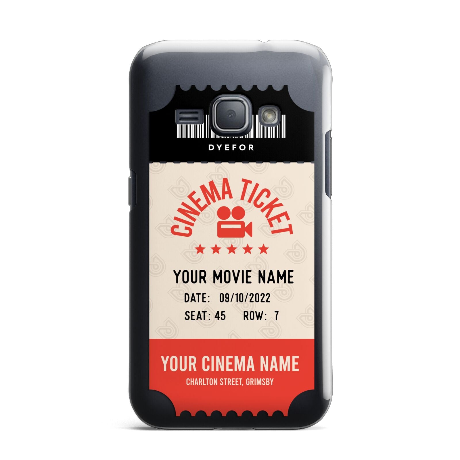 Cinema Ticket Samsung Galaxy J1 2016 Case