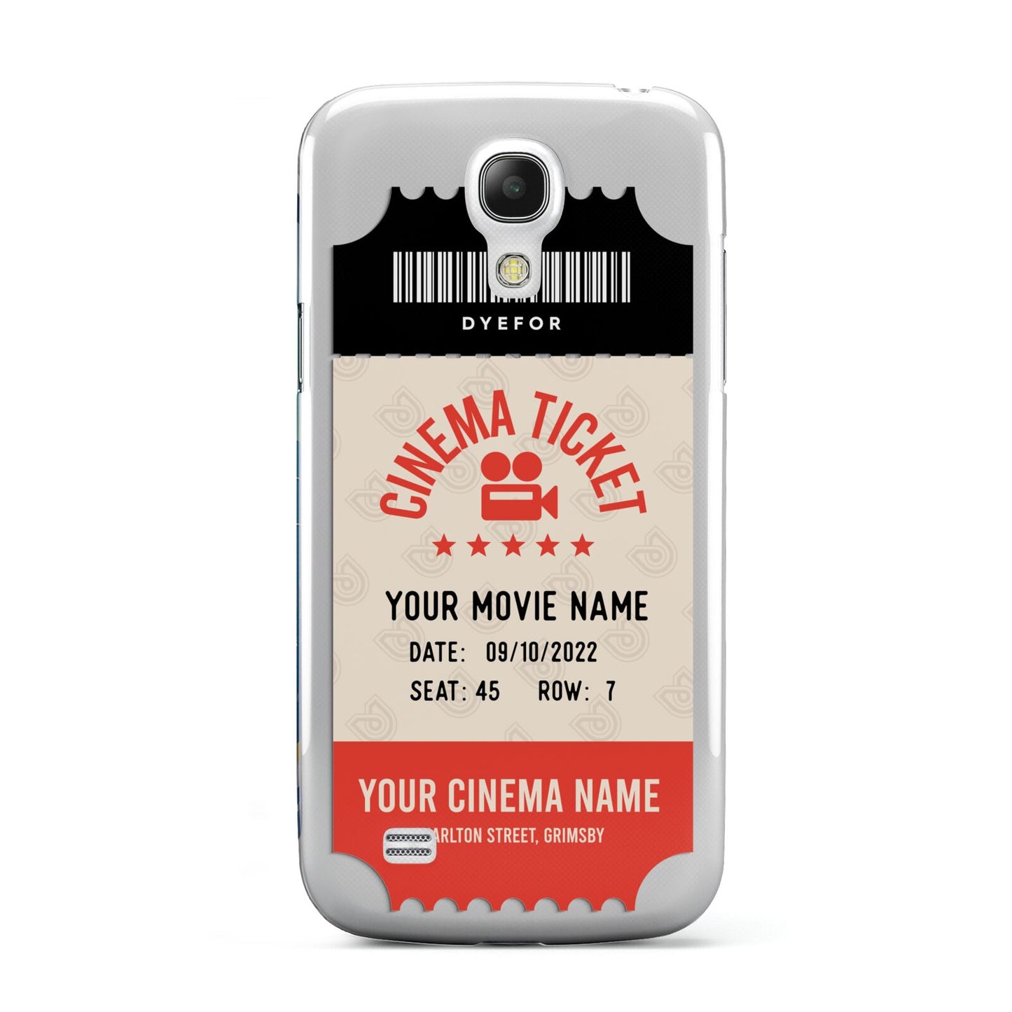 Cinema Ticket Samsung Galaxy S4 Mini Case