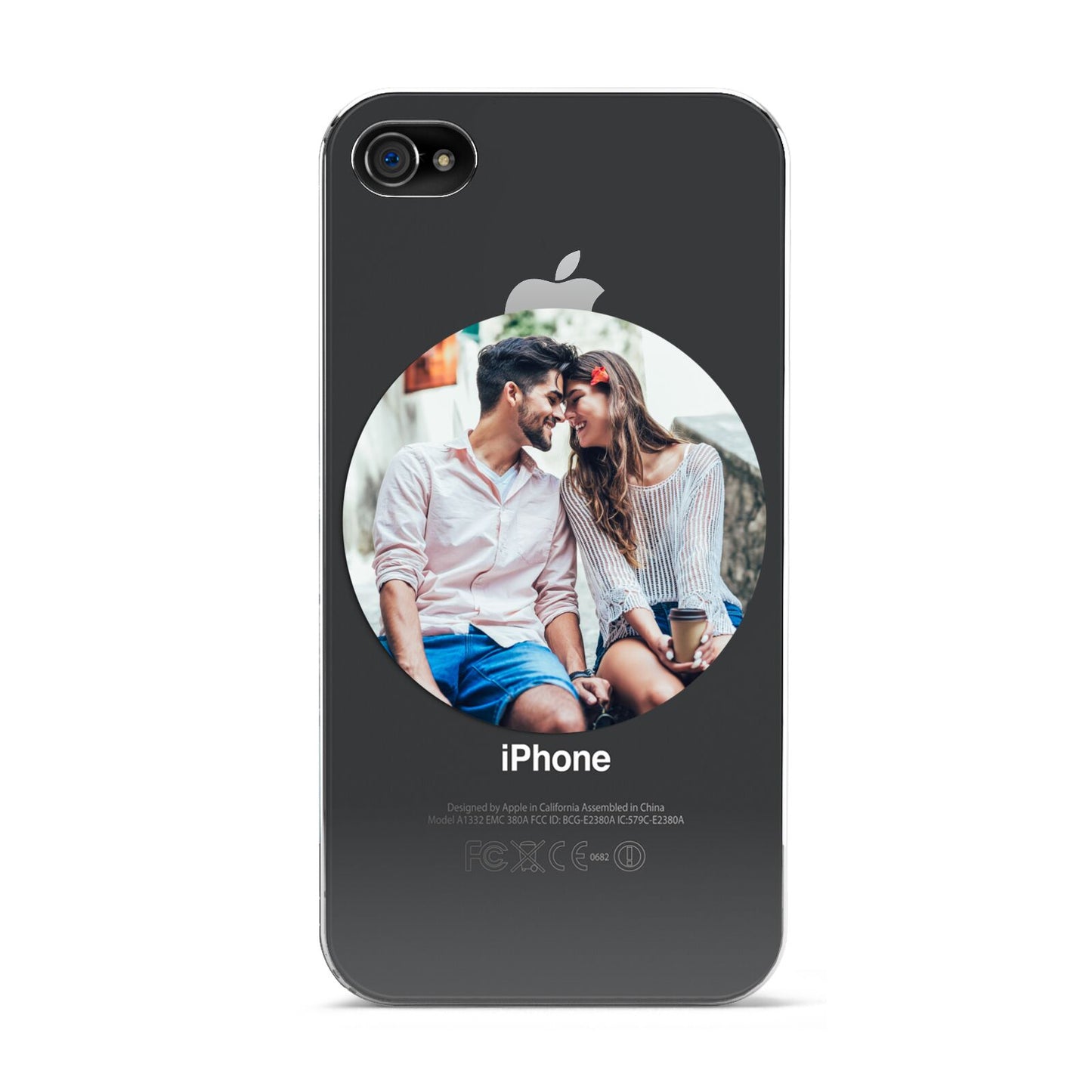 Circle Photo Upload Apple iPhone 4s Case