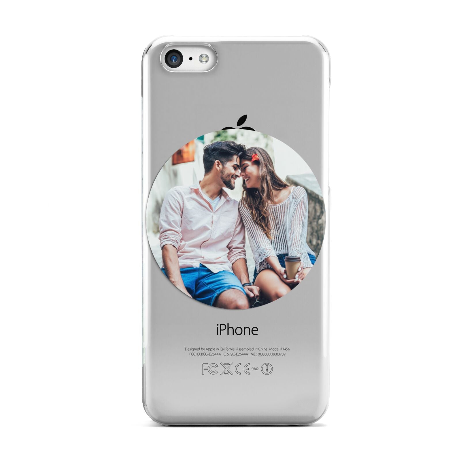 Circle Photo Upload Apple iPhone 5c Case