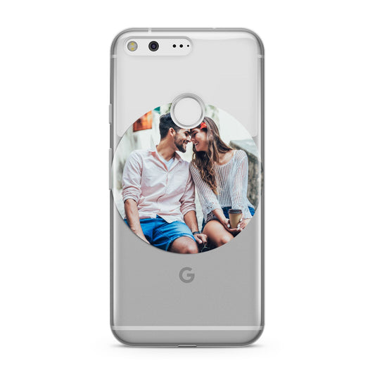 Circle Photo Upload Google Pixel Case