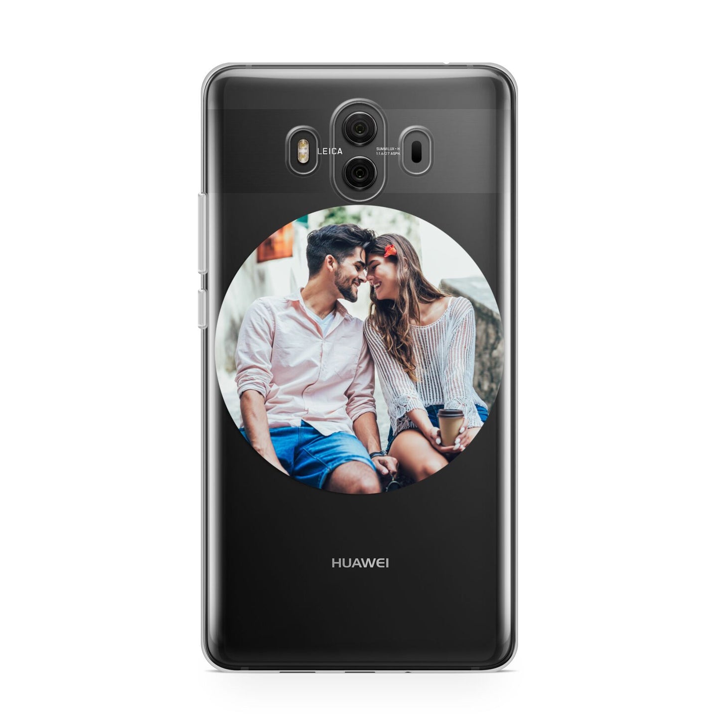 Circle Photo Upload Huawei Mate 10 Protective Phone Case