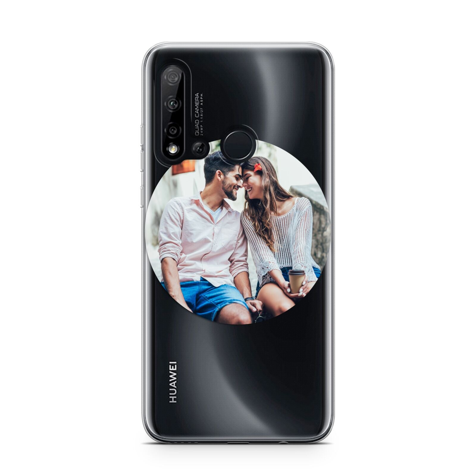 Circle Photo Upload Huawei P20 Lite 5G Phone Case