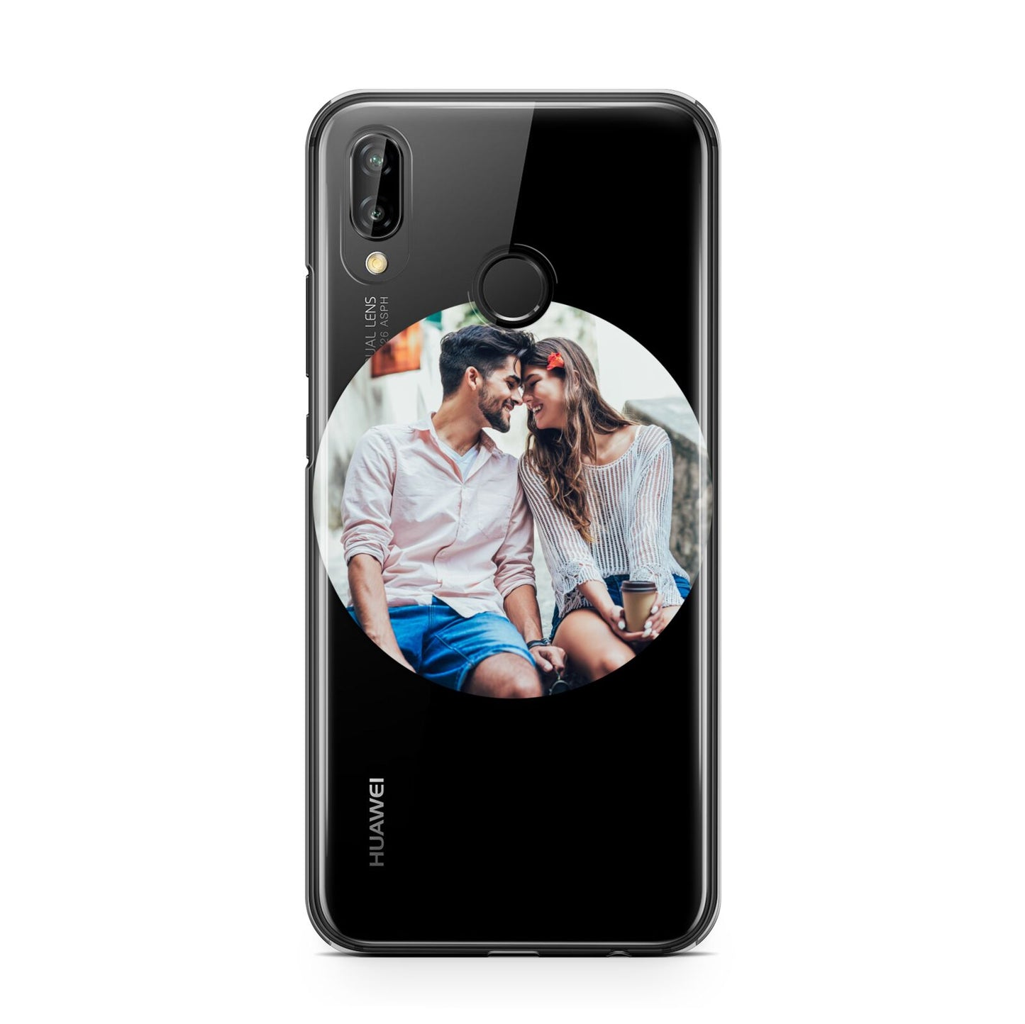 Circle Photo Upload Huawei P20 Lite Phone Case