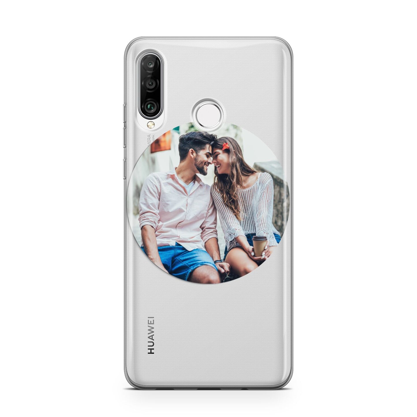 Circle Photo Upload Huawei P30 Lite Phone Case