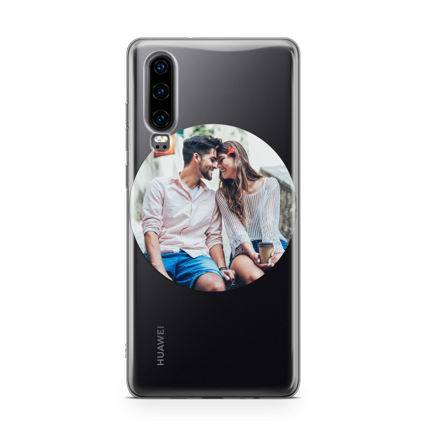 Circle Photo Upload Huawei P30 Phone Case