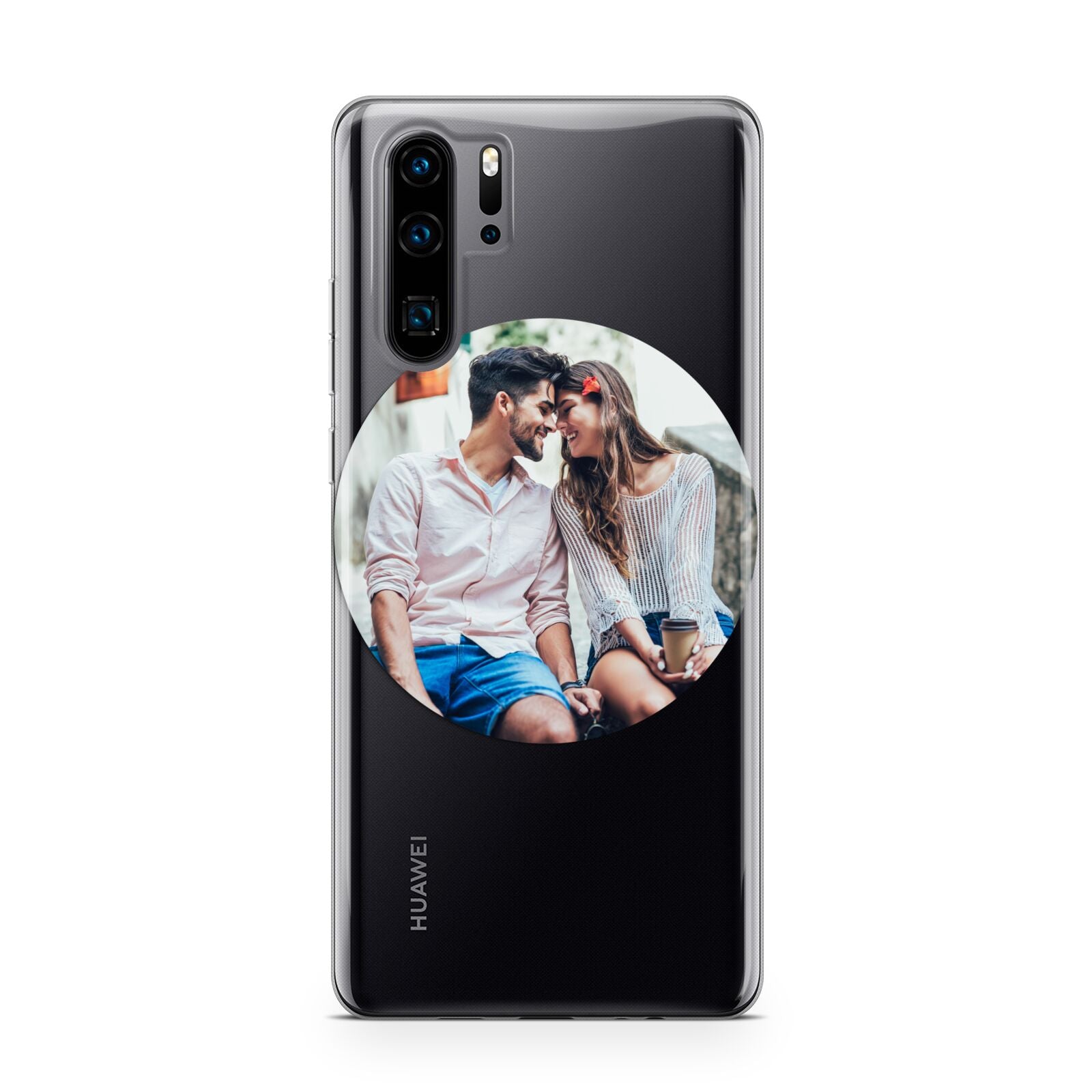 Circle Photo Upload Huawei P30 Pro Phone Case