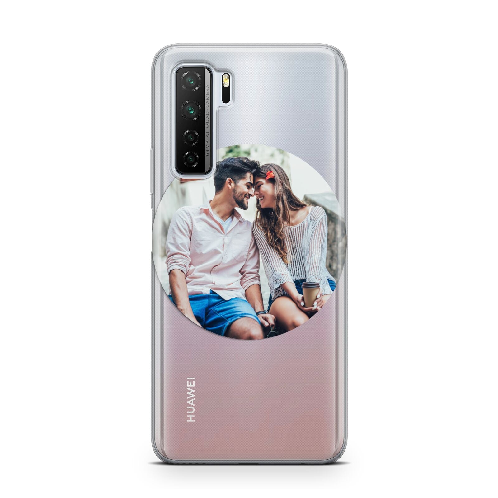 Circle Photo Upload Huawei P40 Lite 5G Phone Case