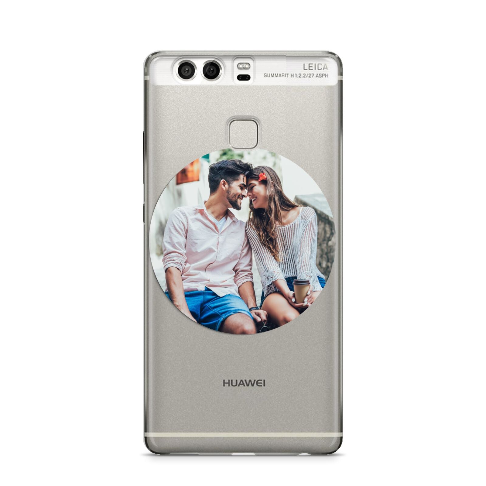 Circle Photo Upload Huawei P9 Case