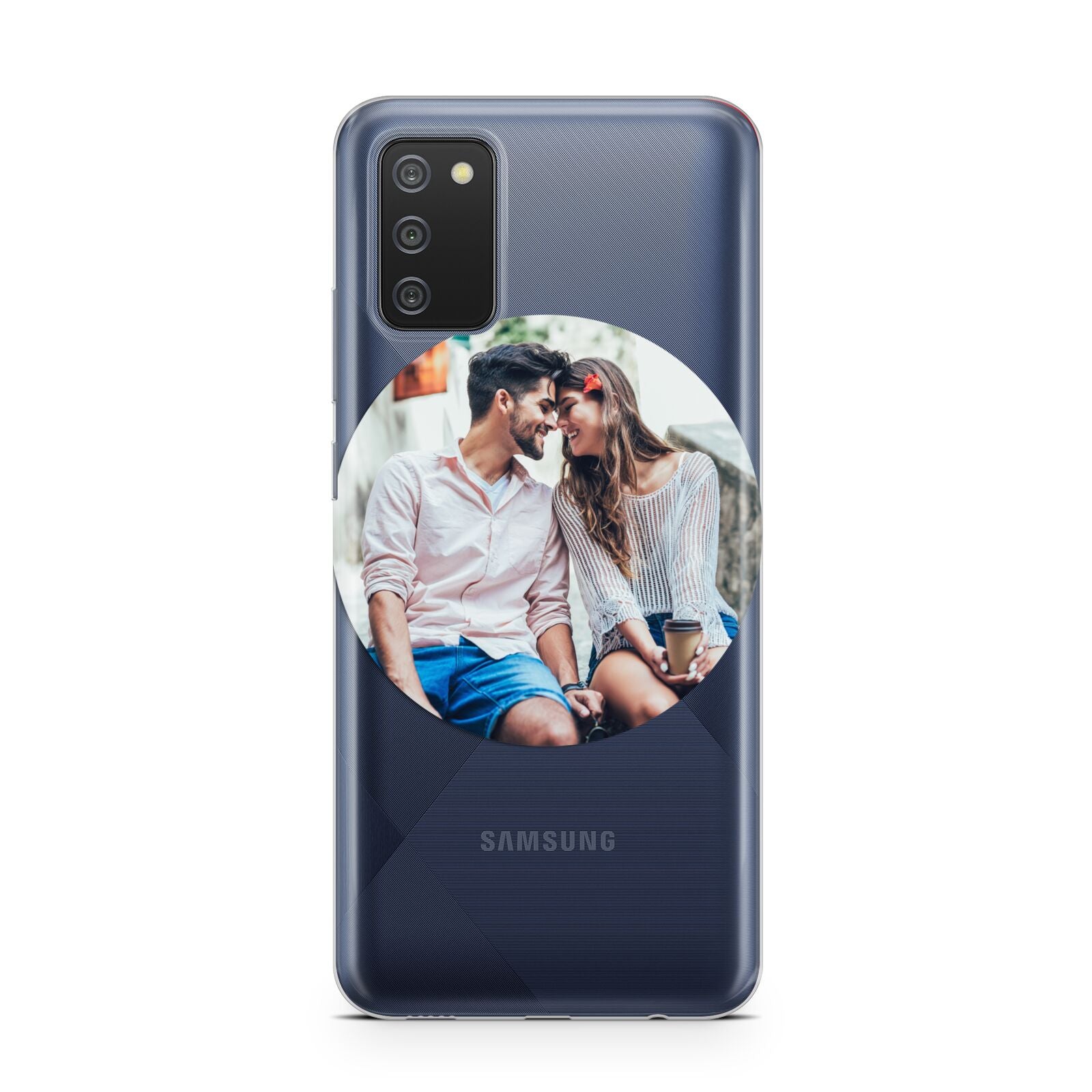 Circle Photo Upload Samsung A02s Case