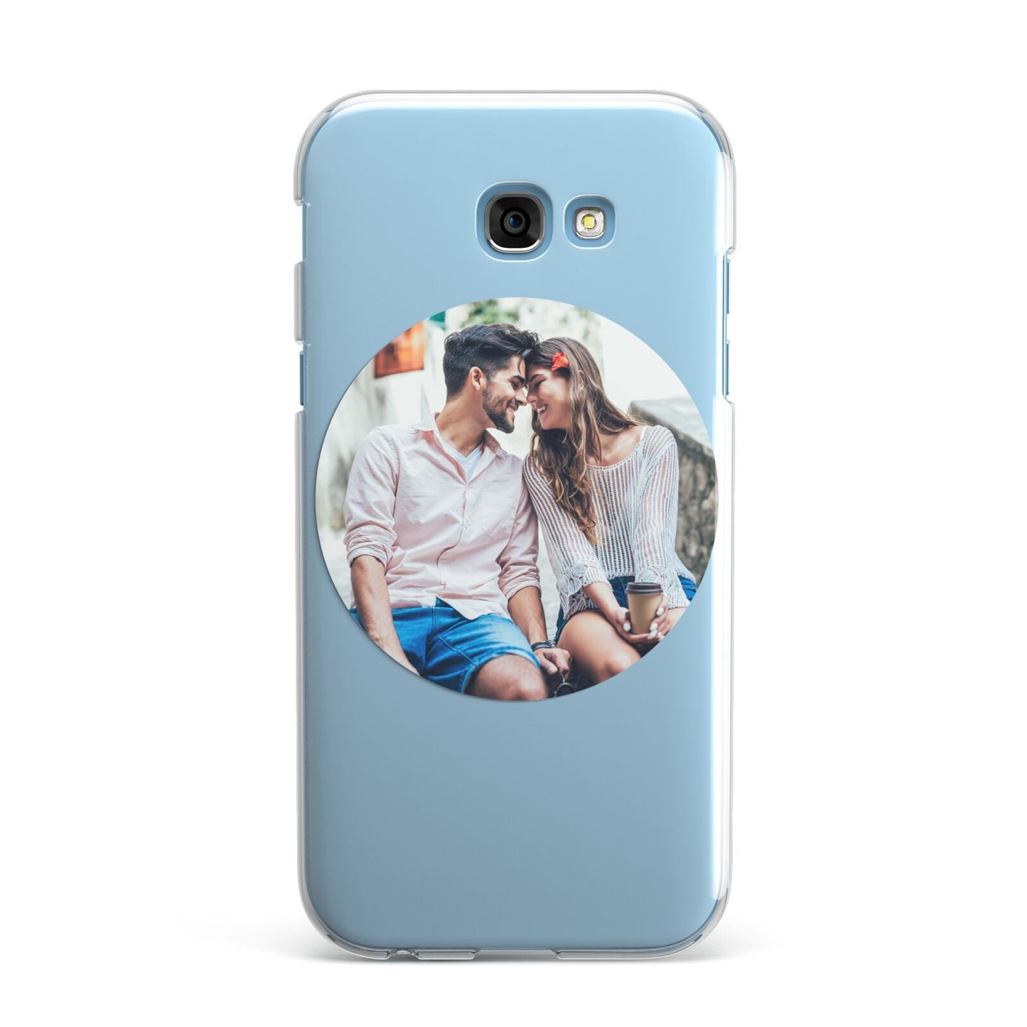 Circle Photo Upload Samsung Galaxy A7 2017 Case