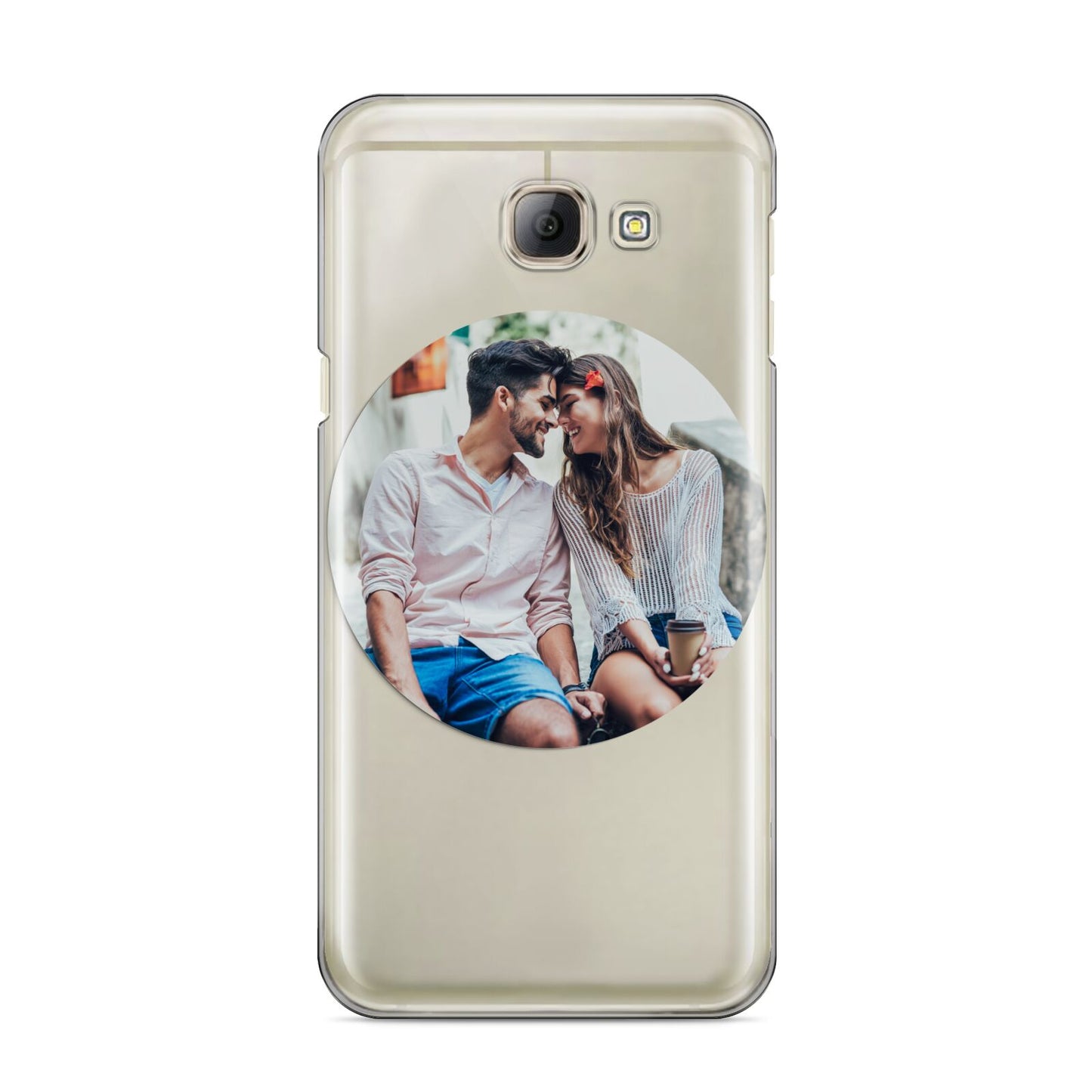 Circle Photo Upload Samsung Galaxy A8 2016 Case