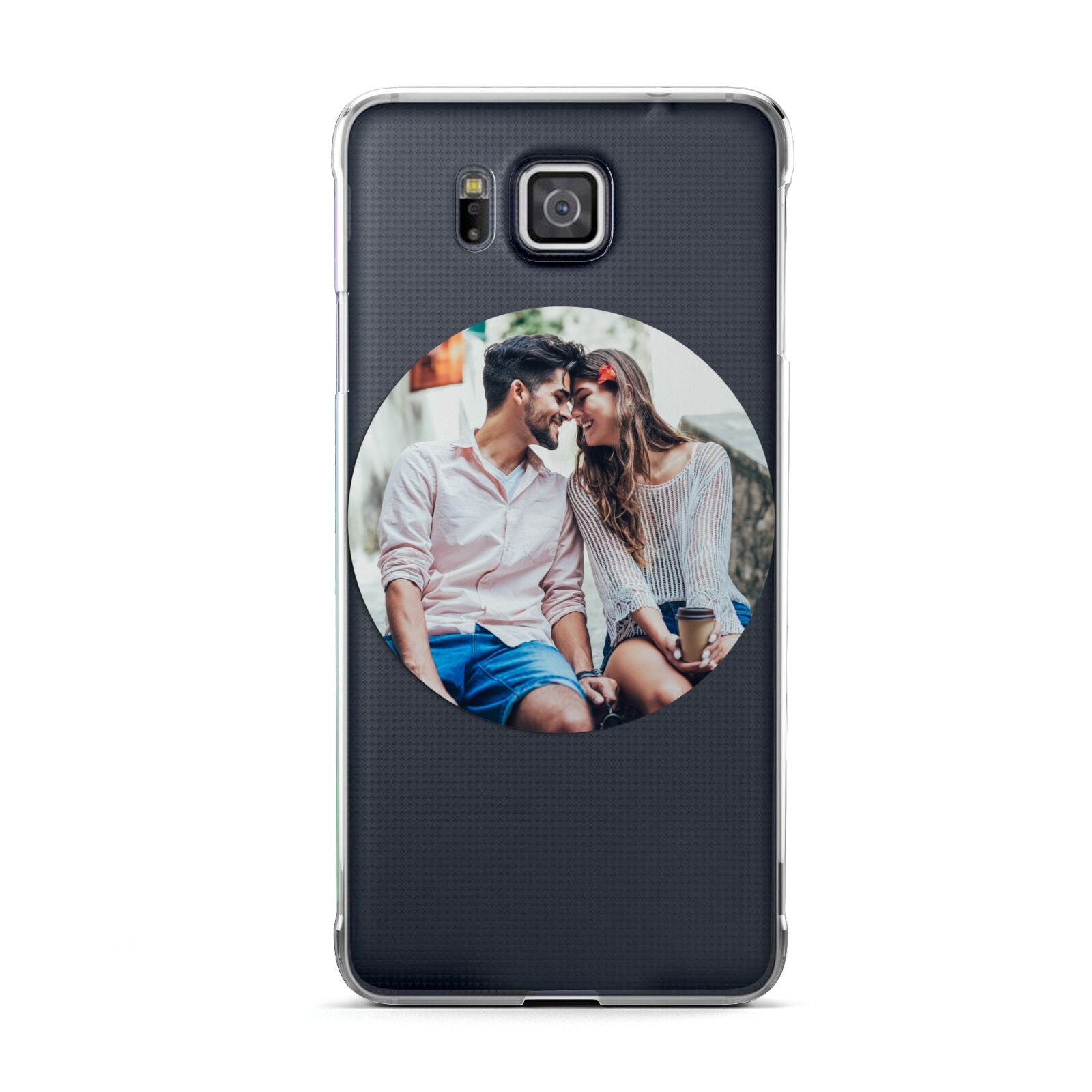 Circle Photo Upload Samsung Galaxy Alpha Case