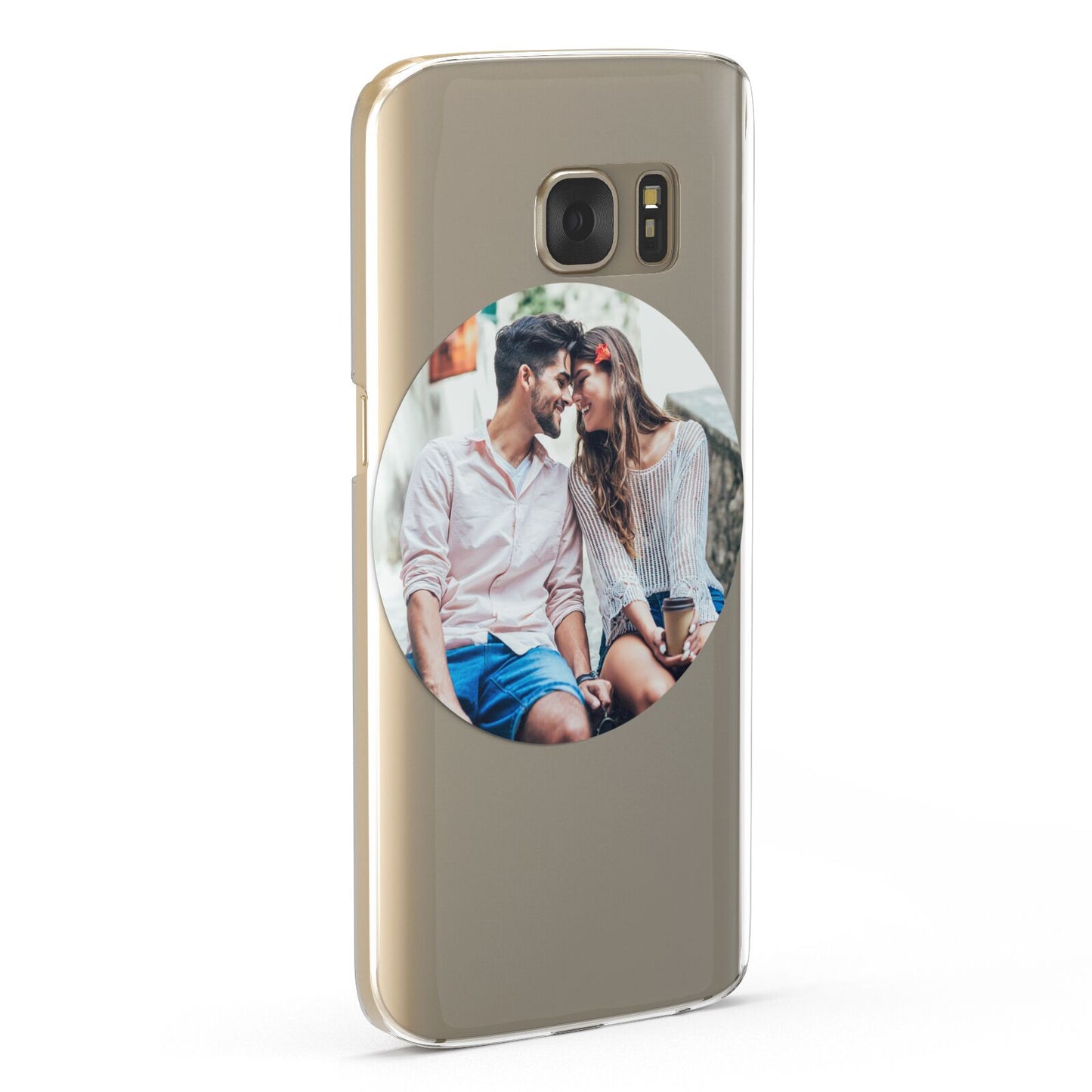 Circle Photo Upload Samsung Galaxy Case Fourty Five Degrees