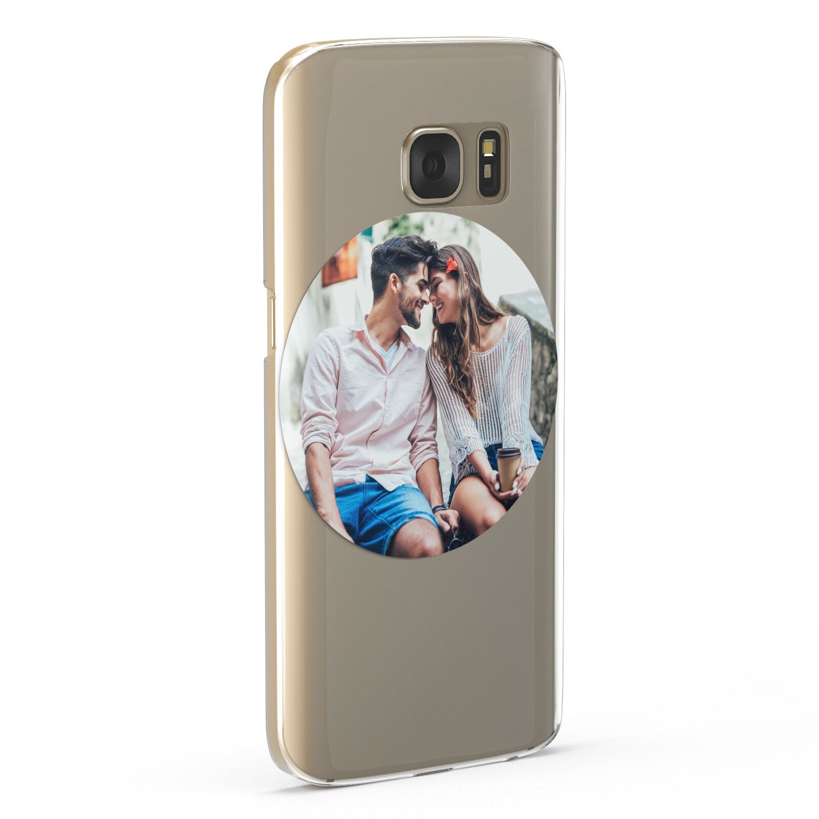 Circle Photo Upload Samsung Galaxy Case Fourty Five Degrees