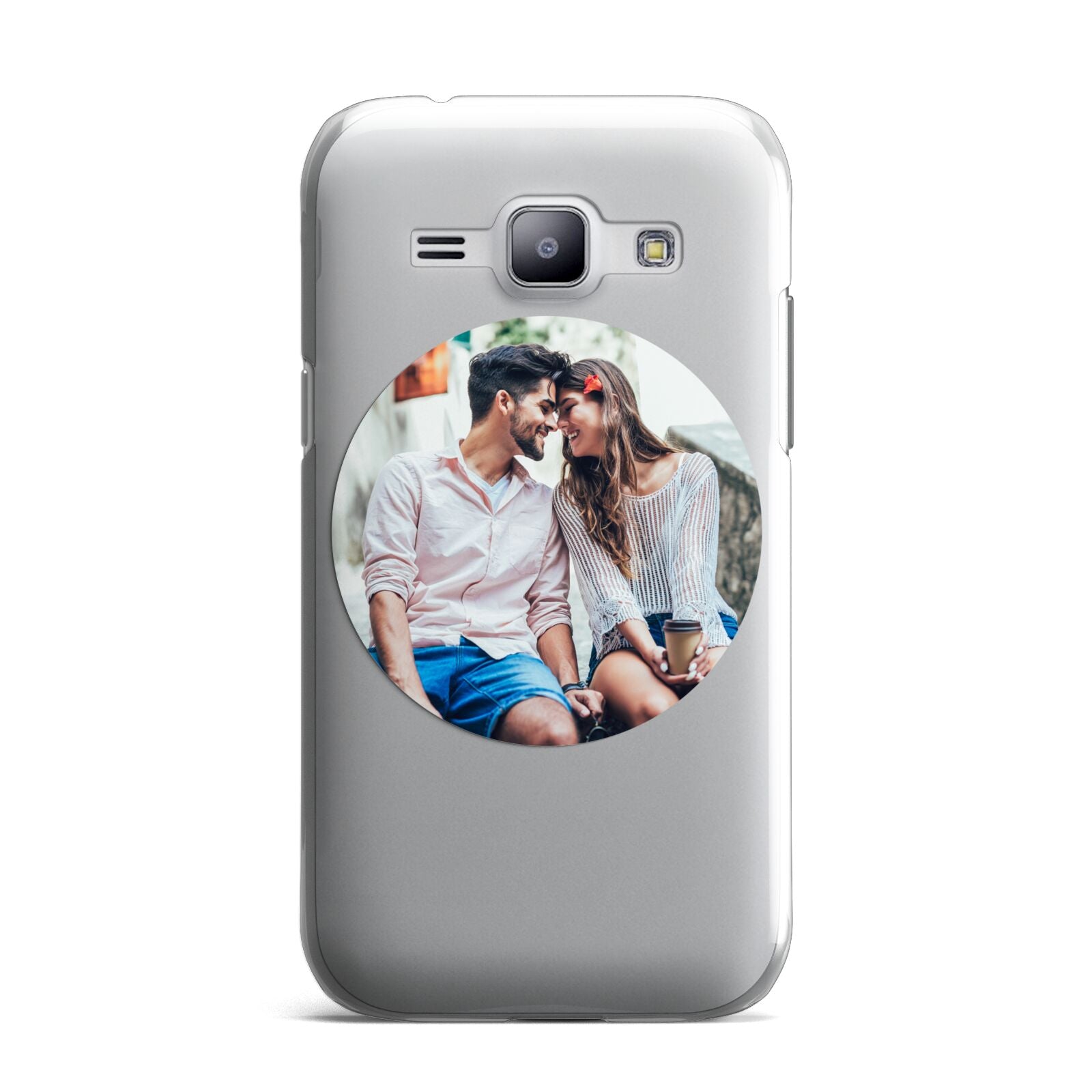 Circle Photo Upload Samsung Galaxy J1 2015 Case